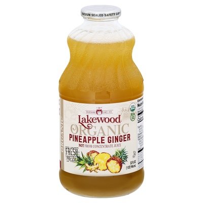 Lakewood Pineapple Ginger 6/32 Oz [UNFI #69557]