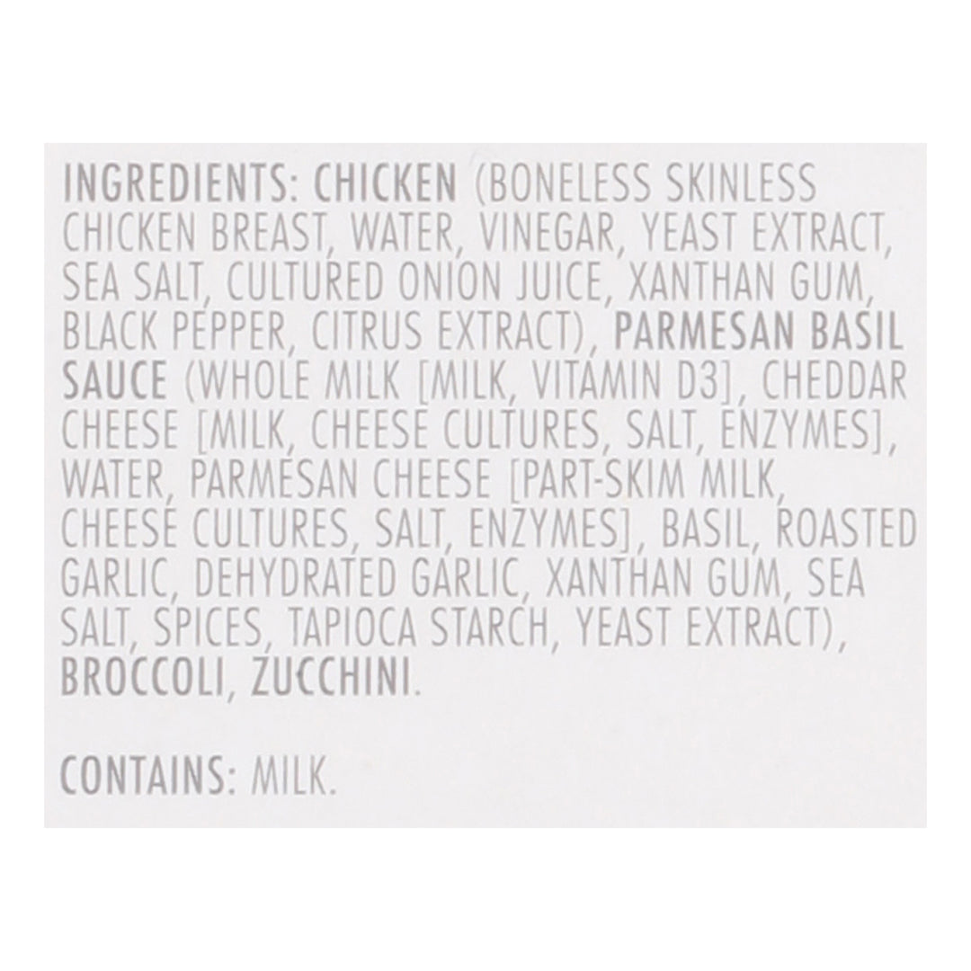 Kevins Natural Parmesan Basil Chicken 8/9 Oz [UNFI #30630]