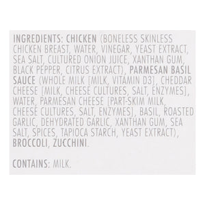 Kevins Natural Parmesan Basil Chicken 8/9 Oz [UNFI #30630]