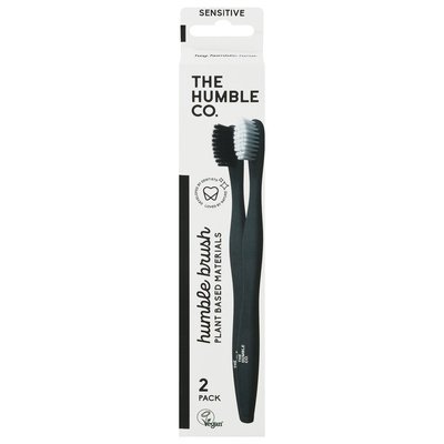 The Humble Co. Soft Black&White Toothbrush 6/2 Ct [UNFI #11802] T