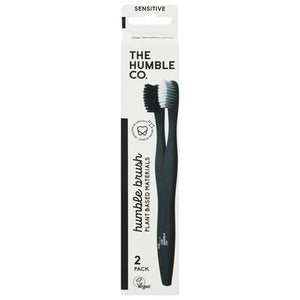 The Humble Co. Soft Black&White Toothbrush 6/2 Ct [UNFI #11802] T