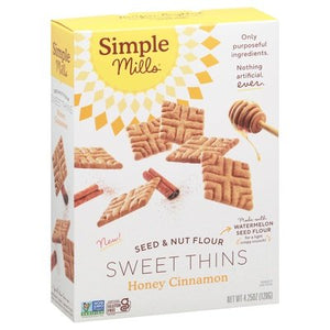 Simple Mills Honey Cinnamon Sweet Thins 6/4.25 Oz [UNFI #10547]
