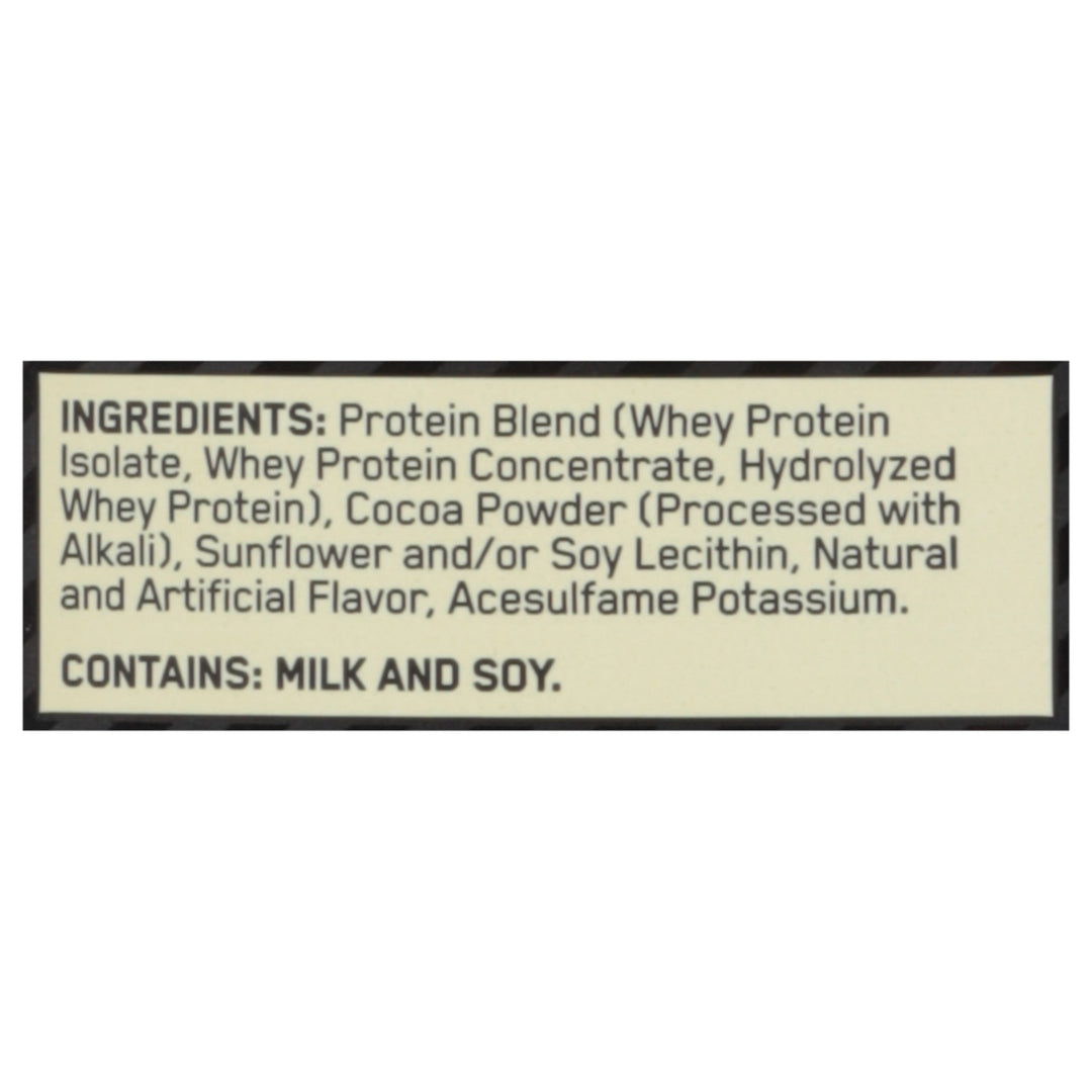 Optimum Nutrition Double Rich Chocolate 1.47 Lb [UNFI #81215] T