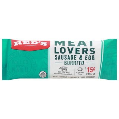 Reds Burrito Breakfast Meat Lovers 12/5 Oz [UNFI #18236]