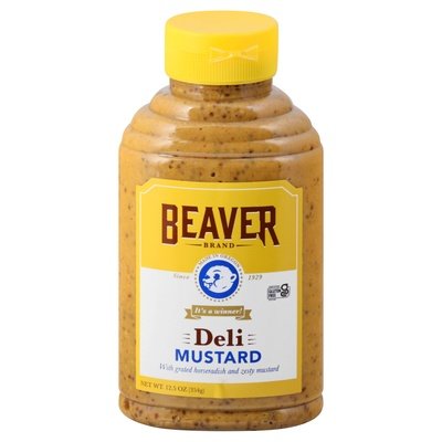 Beaver Mustard Deli Style Squeeze 6/12.5 Oz [UNFI #78389]