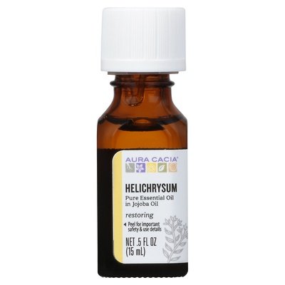 Aura Cacia Helichrysum Jojoba Oil .5 Oz [UNFI #40974] T