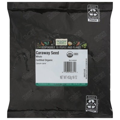 Frontier Nat Prod Co-op Caraway Seed Whole 1 Lb [UNFI #28393]