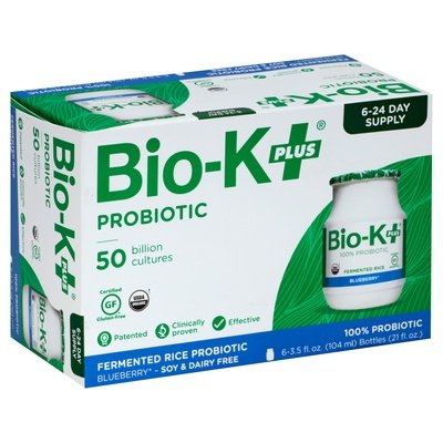 Bio-K Plus Blueberry 4/6/3.5 Oz [UNFI #73826] T