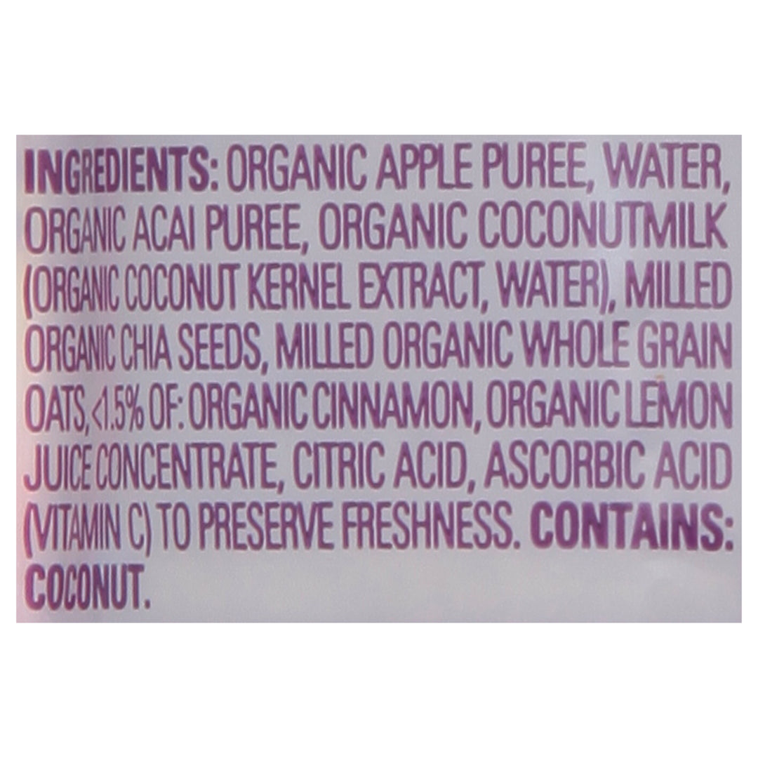 Happy Tot Apple Acai Cocont Milk Chia 16/4 Oz [UNFI #23268]