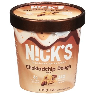 N!Cks Swedish Cookie Dough 8/1 Pint [UNFI #50526]