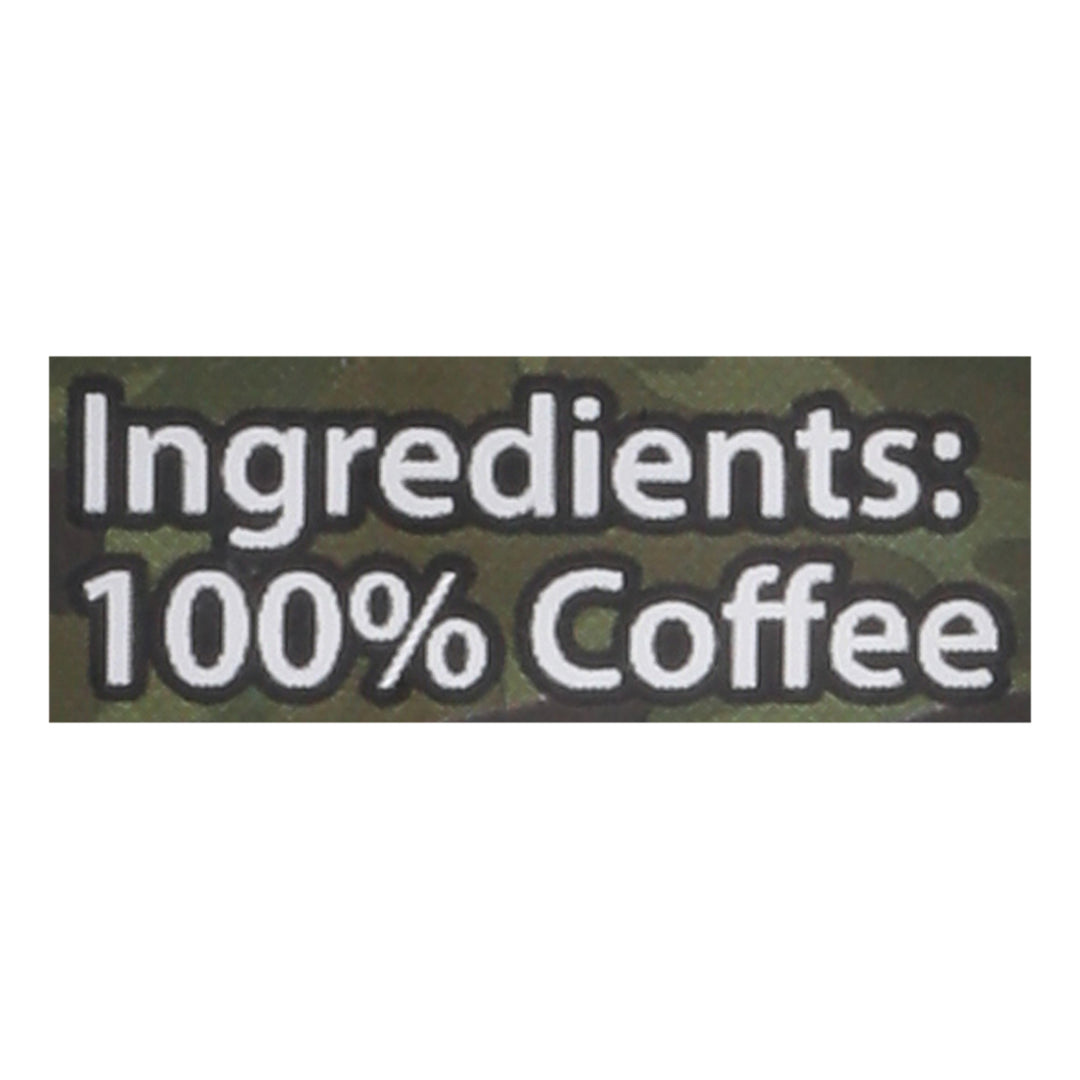 Black Rifle Coffee Just Black Medium Roast 6/12 Oz [UNFI #07375]