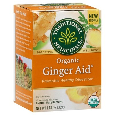 Traditional Medicinals Ginger Aid Tea 6/16 Bag [UNFI #28031] T