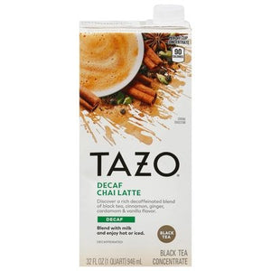 Tazo Chai Decaf 6/32 Oz [UNFI #14703]