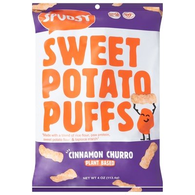 Spudsy Sweet Potato Puffs Cinnamon 12/4 Oz [UNFI #26353]