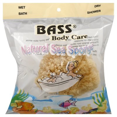 Bass Brushes Sea Sponge Bath/Shower Large 1 Ct [UNFI #09145] T