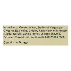 Rebel Ice Cream Vanilla 8/1 Pint [UNFI #71640]