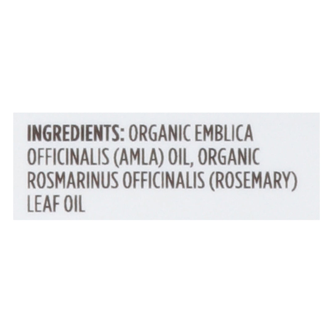 Sky Organics Amla,Rosemary,Scalp Oil 2 Oz [UNFI #43463] T