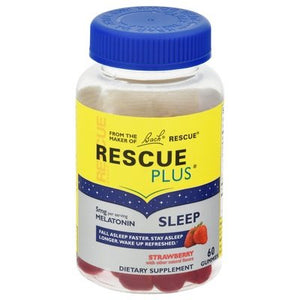 Bach Flower Essences Plus Sleep Gummy Strawberry 60 Ct [UNFI #18438] T