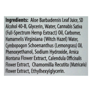 Irwin Naturals Cbd Gel + Arnica 1000Mg 3.33 Oz [UNFI #58576] T