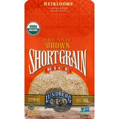 Lundberg Family Farms Rice Short Grain Brown 6/2 Lb [UNFI #32901]