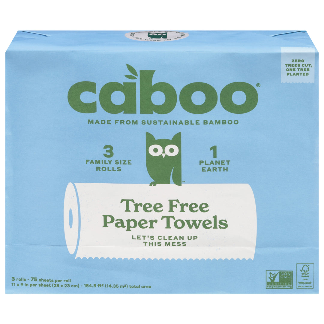 Caboo 75 Sheet Plastic Free 8/3 Ct [UNFI #19075] T