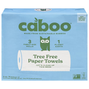 Caboo 75 Sheet Plastic Free 8/3 Ct [UNFI #19075] T