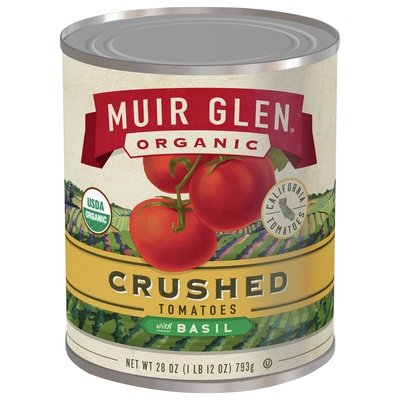 Muir Glen Crushed W/Basil 12/28 Oz [UNFI #04544]