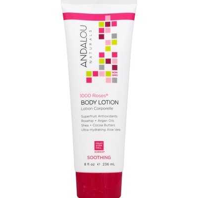 Andalou Naturals Body Lotion 1000 Roses 8 Oz [UNFI #32345] T