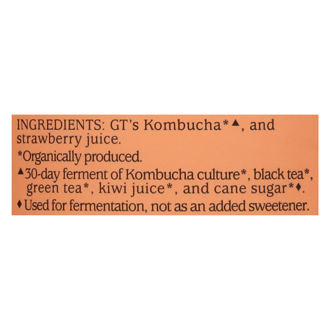 Gts Peach Paradise Kombucha 6/48 Oz [UNFI #52857]