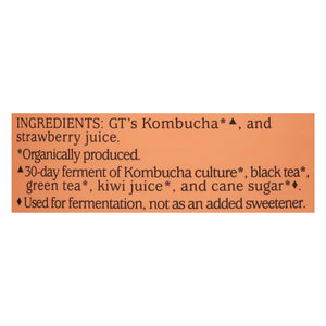 Gts Peach Paradise Kombucha 6/48 Oz [UNFI #52857]