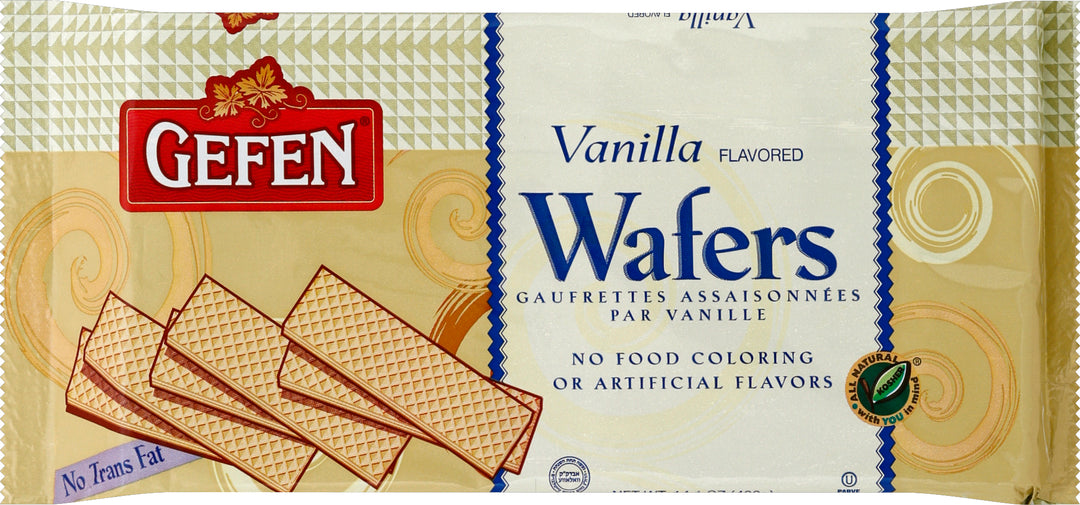 Gefen Cookies Vanilla Wafers 12/14.1 Oz [UNFI #24024]