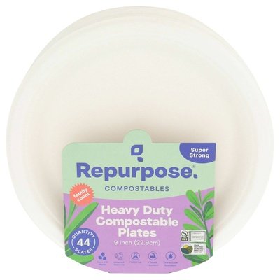 Repurpose Bagasse Plates,Compostbl 9 In 6/44 Ct [UNFI #14877] T