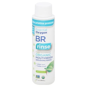 Essential Oxygen+ Mouthwash,Br Rinse,Peppermint 3 Oz [UNFI #10888] T