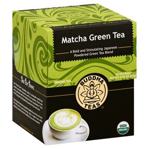 Buddha Teas Matcha Green 6/18 Bag [UNFI #59790]