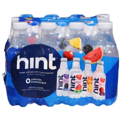 Hint 4 Flavor Variety Pack Blue 1/12/16 Z [UNFI #79617]