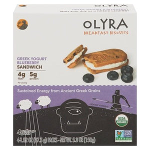 Olyra Greek Yogurt Blueberry 6/5.3 Oz [UNFI #67606]