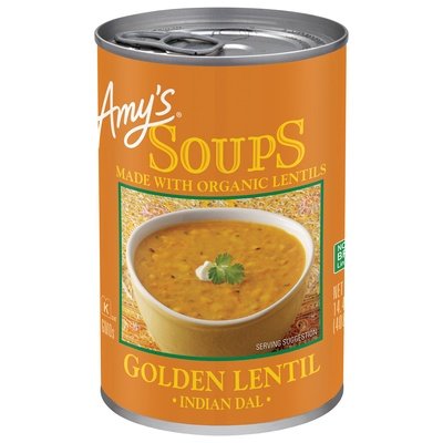 Amys Golden Lentil 12/14.4 Oz [UNFI #78029]