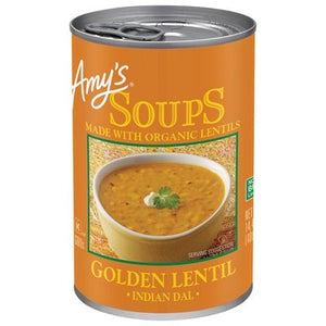 Amys Golden Lentil 12/14.4 Oz [UNFI #78029]