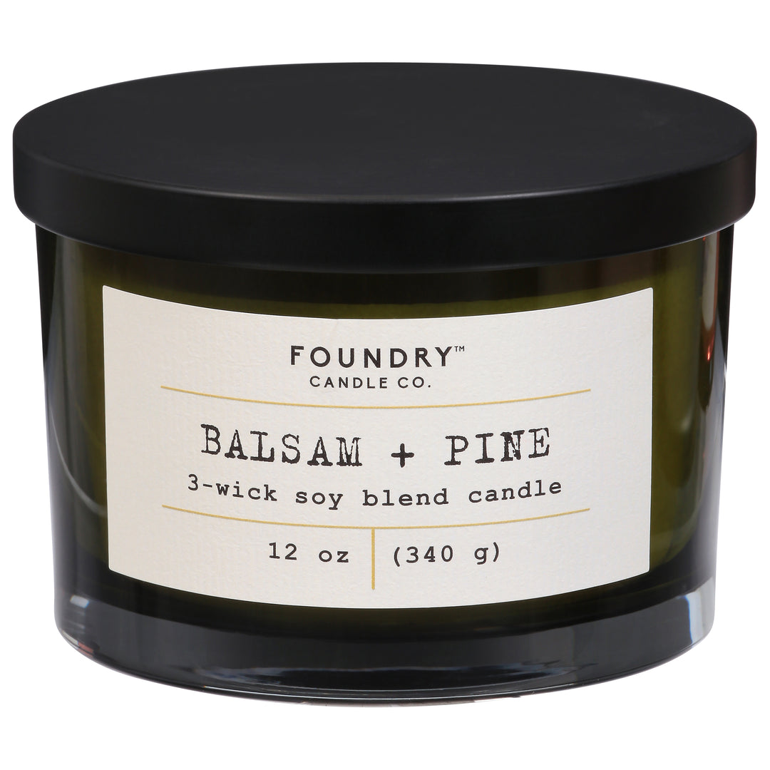 Foundry Balsam Pine Candle 3 Wik 4/12 Oz [UNFI #08771] T