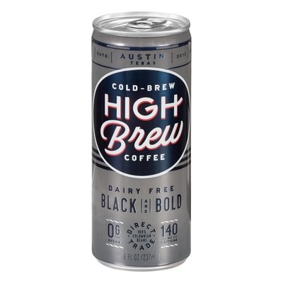 High Brew Coffee Coffee Black/Bold Sugar Free 12/8 Oz [UNFI #61185]