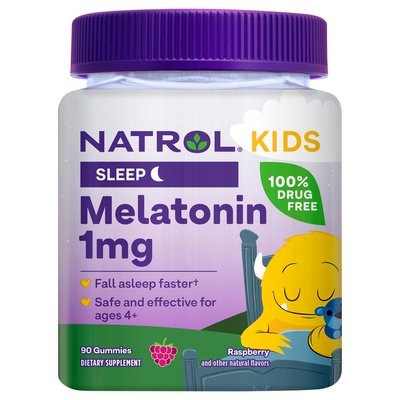Natrol Melatonin Kid Gmy Bry 1Mg Fd 90 Ct [UNFI #88845] T