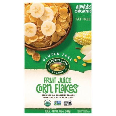 Natures Path Corn Flakes Fruit Juice Sweetened 12/10.6 Oz [UNFI #52162]