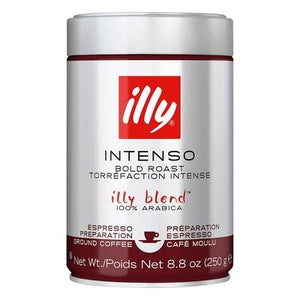 Illy Caffe Espresso Ground Intenso 6/8.8 Oz [UNFI #46372]