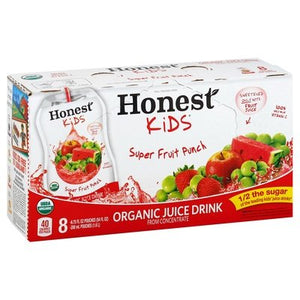 Honest Kids Super Fruit Punch 4/8/6.75 Oz [UNFI #29543]