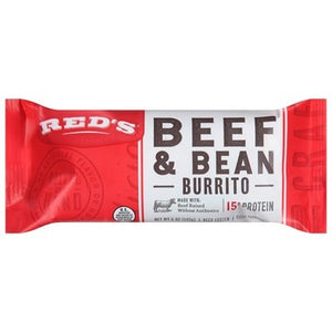 Reds Cheesy Beef & Bean Burrito 12/5 Oz [UNFI #40453]