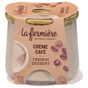 La Fermiere Creme Cafe,French Dessert 6/4.4 Oz [UNFI #60050]