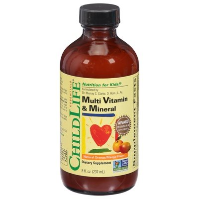 Childlife Essentials Kids Multi Vitamin & Mineral 8 Oz [UNFI #58513] T