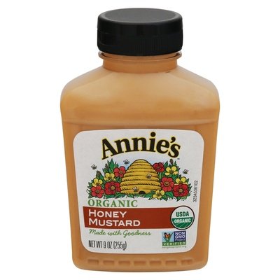 Annies Naturals Mustard Honey 12/9 Oz [UNFI #24170]