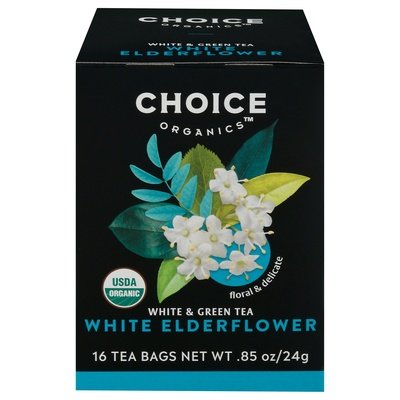Choice Organics White Elderflower 6/16 Bag [UNFI #01109]