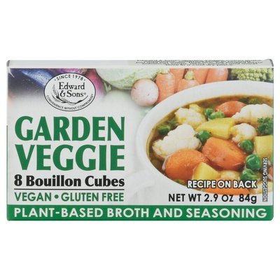 Edward & Sons Garden Veggie Cubes 12/2.9 Oz [UNFI #21189]